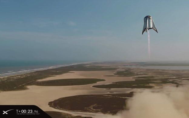 SpaceX 大猎鹰火箭一大里程碑，Starhopper 原型机完成悬停测试