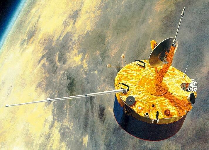 先锋-金星1号探测器示意图