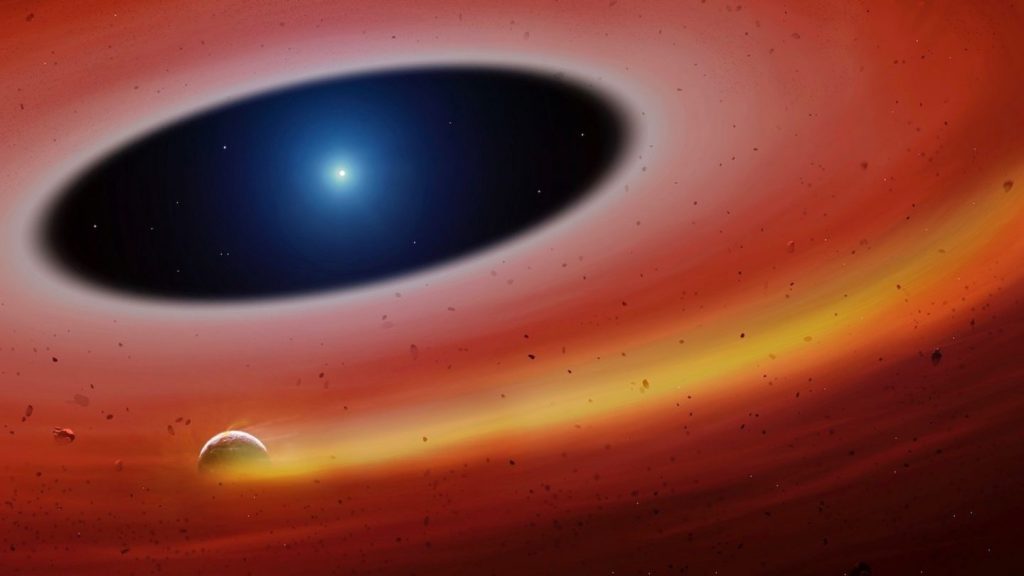 白矮星GD424光谱中透露系外行星的信息