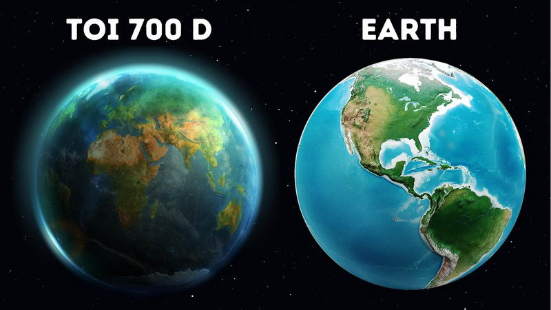 TOI-700 d的大小和地球非常接近