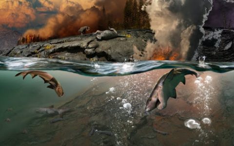 科学家研究二叠纪末大灭绝事件发生的原因：火山喷发如何消灭90%的物种