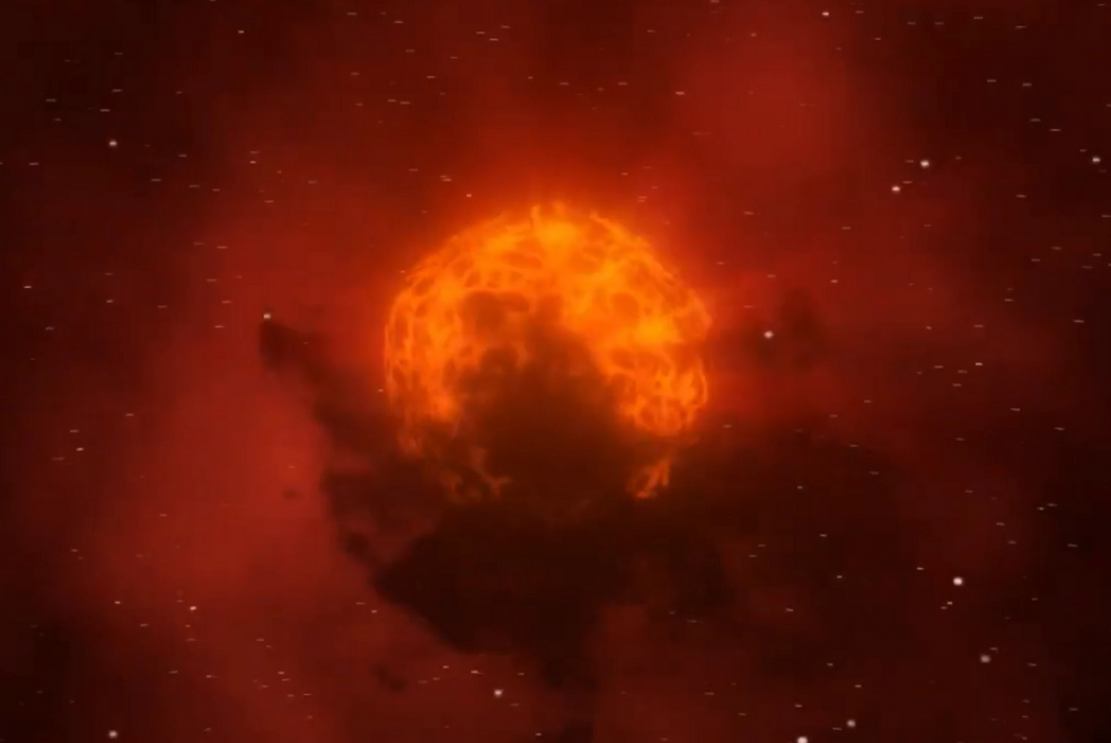 科学家找到参宿四变暗的原因：温度降低导致尘埃凝结成固体星云物质遮挡恒星