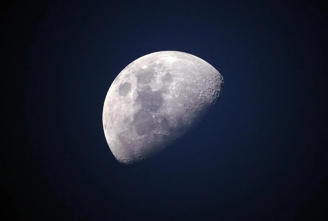 月球上密密麻麻的环形山都是陨石撞击形成的陨石坑