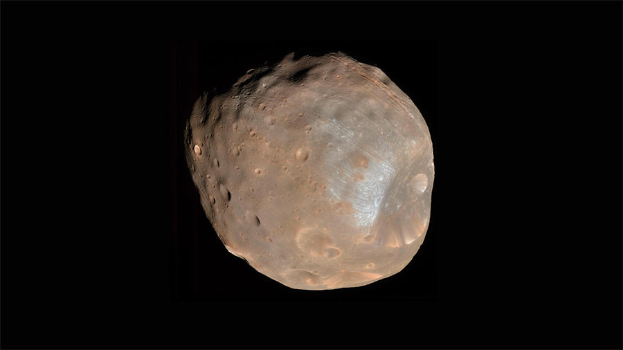 火卫一是火星最大的卫星，但是体积依然很小