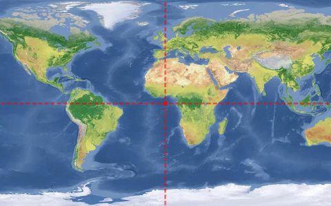 地球上0纬度0经度在哪儿？本初子午线和赤道在哪里相交？