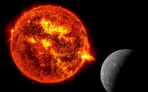 从水星上看到的太阳有多大？