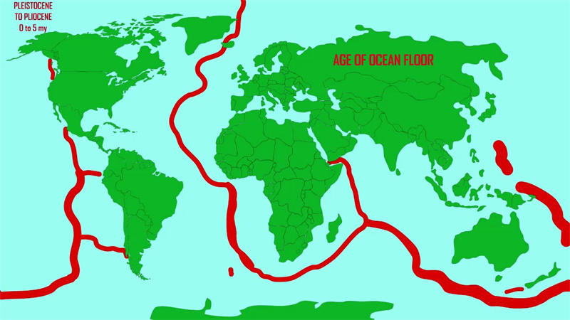 大洋中脊地图图片