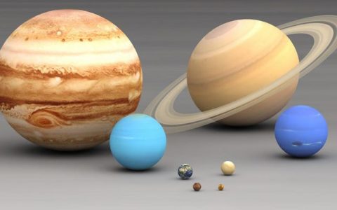 太阳系各星球密度数据对比