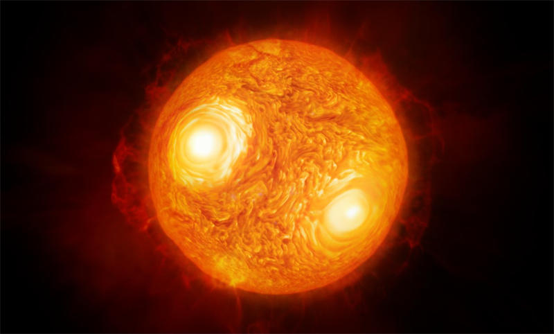 红超巨星虽然体积很大，但是其表面温度却比较低
