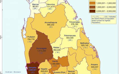 2022年斯里兰卡人口总数为2159.4万人，人口增长率为0.42%