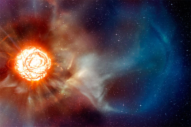 作为一颗大质量的红超巨星，参宿四随时都可能通过超新星爆发变成一颗中子星