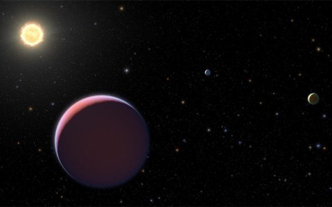 密度很低的系外行星：开普勒51（Kepler-51 b/c/d）