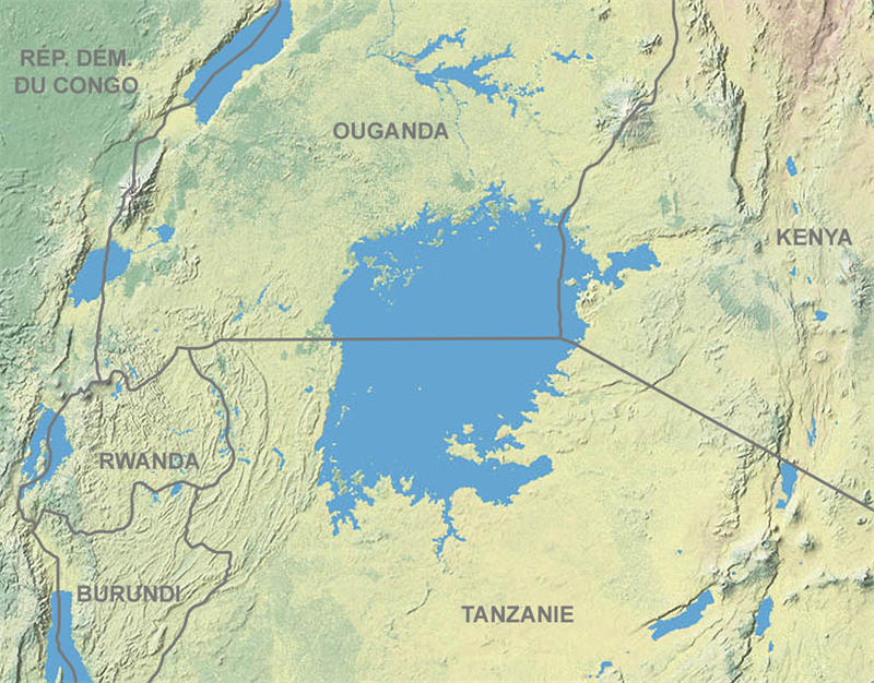 维多利亚湖地处非洲内陆，面积巨大
