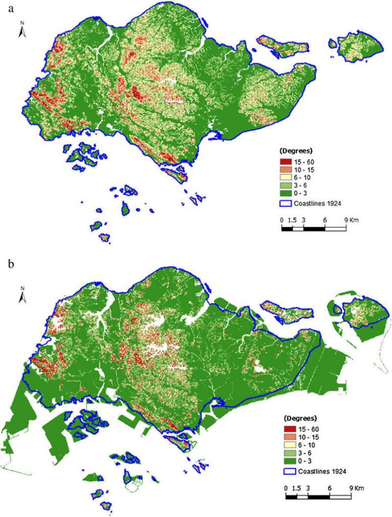 新加坡填海造陆项目增加了20%的国土面积
