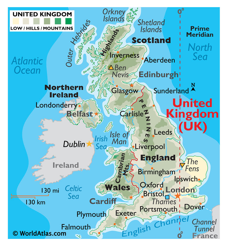 英国地图图片