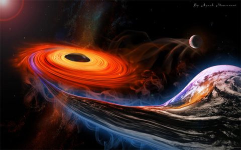 如果一颗10倍太阳质量的黑洞闯入太阳系范围，将会发生什么？
