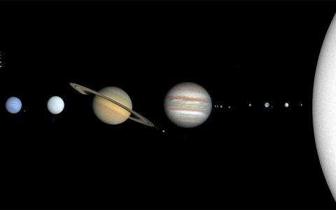 太阳系中半径最大的36个星球排行榜数据