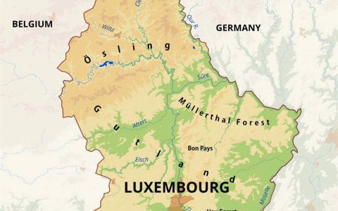 2022年卢森堡人口及面积数据：64.81万人，2586平方公里