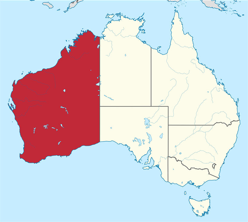 世界上面积第二大的省级行政区是澳大利亚的西澳大利亚州，面积高达264.3万平方公里