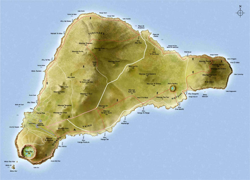 复活节岛地图