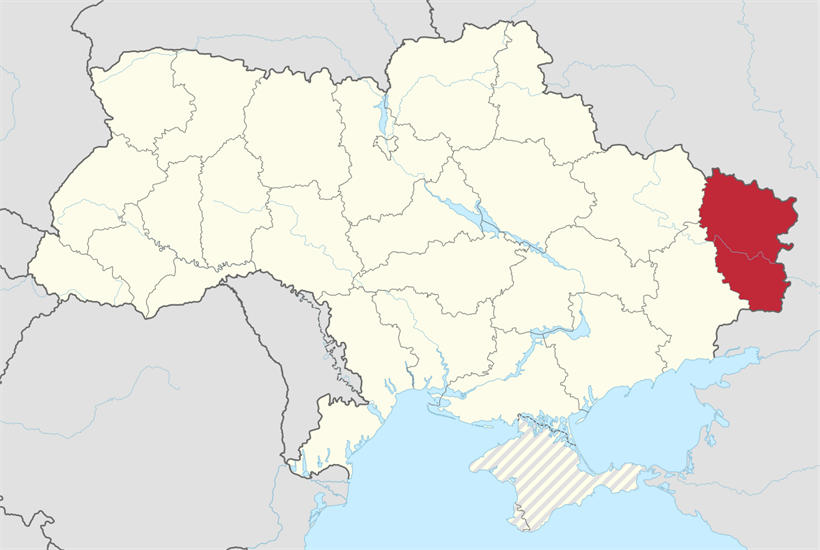 卢甘斯克州地图位置