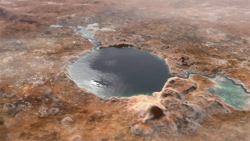 火星过去大量的湖泊中可能存在着生命