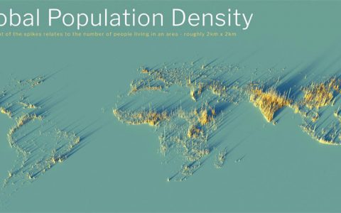 世界各个国家和地区按人口密度排名【人口密度最高和最低】