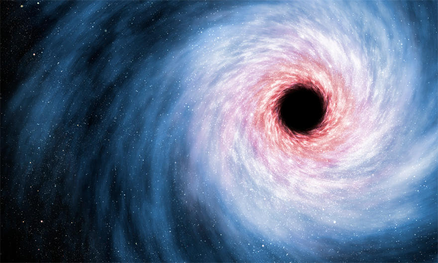 黑洞周围的物质会形成吸积盘