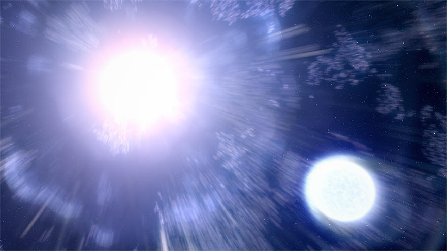 超新星爆发图片