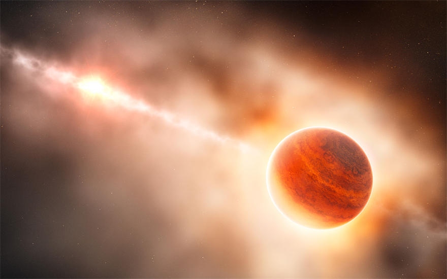 正在形成中的HD 100546 b是目前发现的半径最大的系外行星