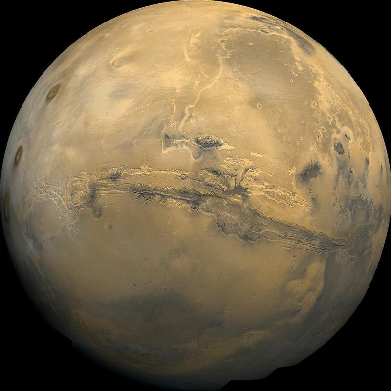 水手谷是火星表面上最令人印象深刻的地貌特征
