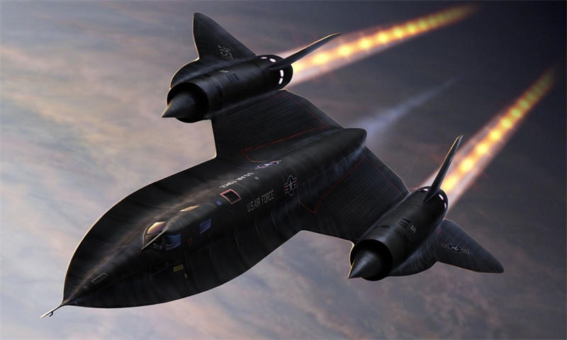 SR-71黑鸟侦察机是世界上飞行高度第二高的喷气式飞机
