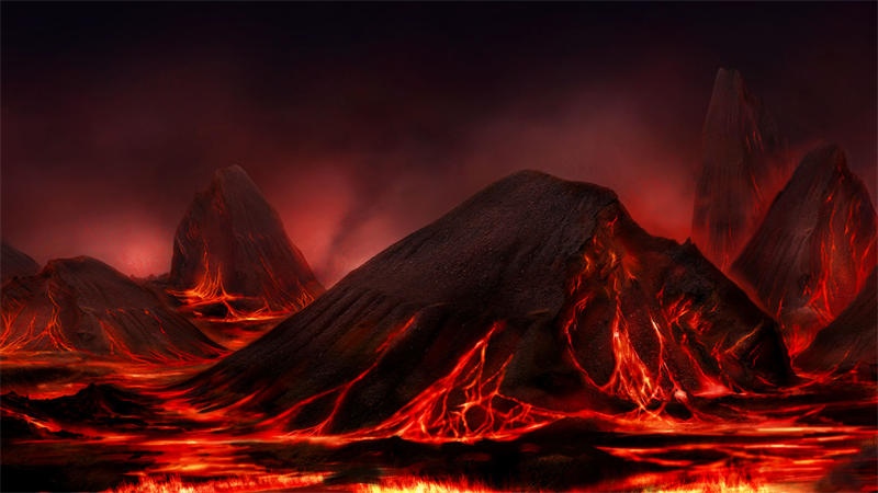 超级火山爆发也会让岩石星球变成熔岩星球