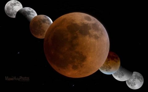 月全食的月亮为什么看起来是红色的？