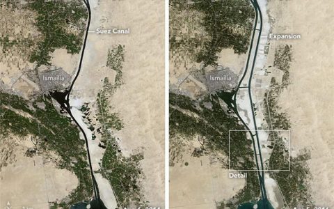 扩建以后的新苏伊士运河现在通行量有多强？