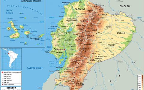 厄瓜多尔国土面积、气候、人口和经济数据