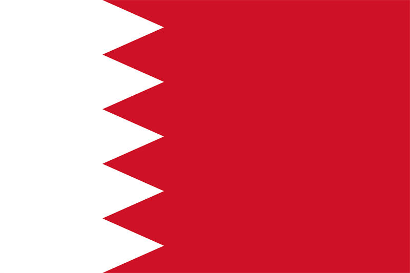 巴林国旗图片