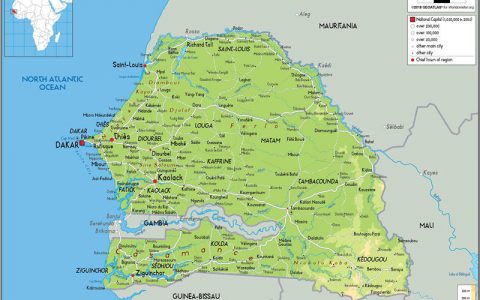 塞内加尔国土面积、气候、人口和经济数据详情