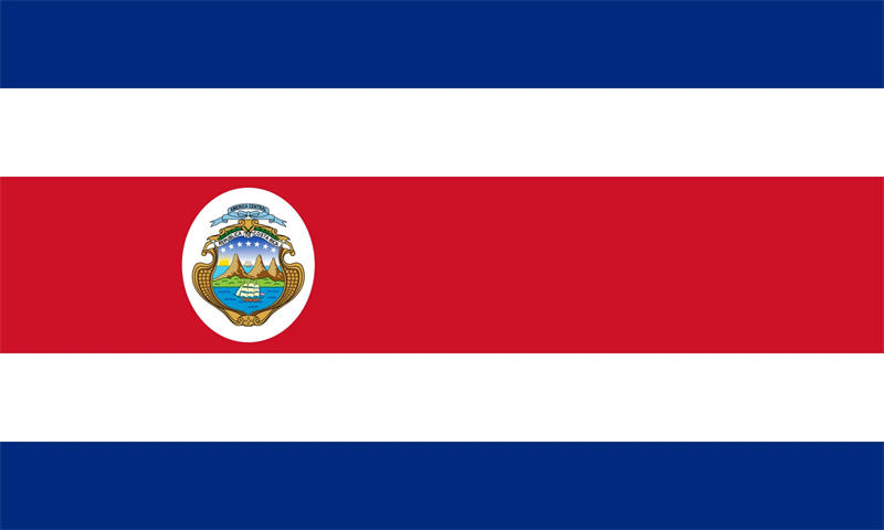 哥斯达黎加国旗图片