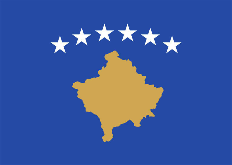 科索沃国旗图片