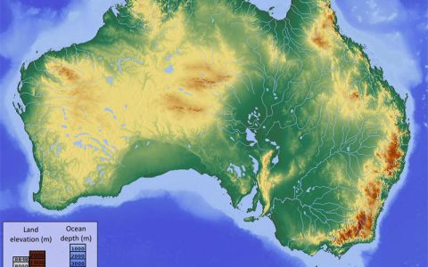 澳大利亚国土面积、地理环境、气候、人口和经济数据