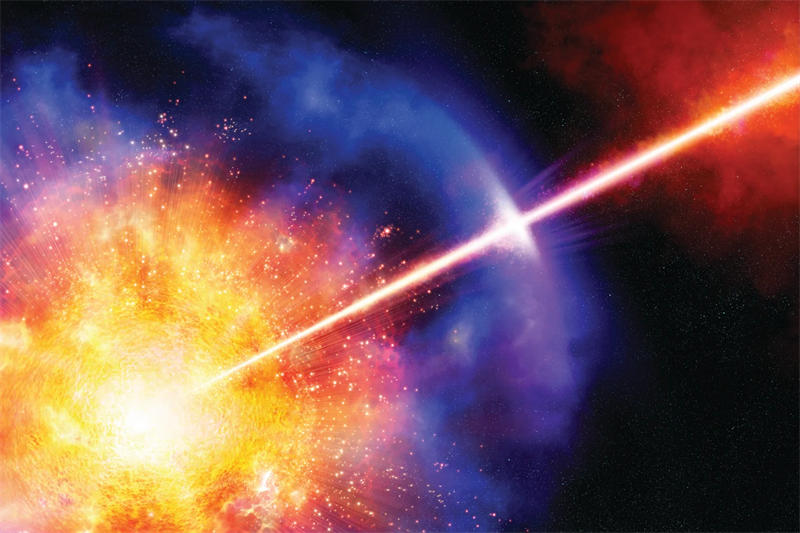 大质量恒星形成的长伽马射线暴