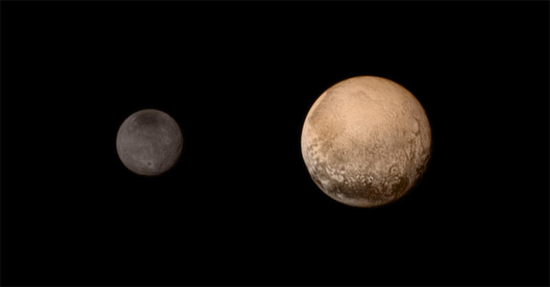 冥王星的卫星冥卫一相比较冥王星比较大