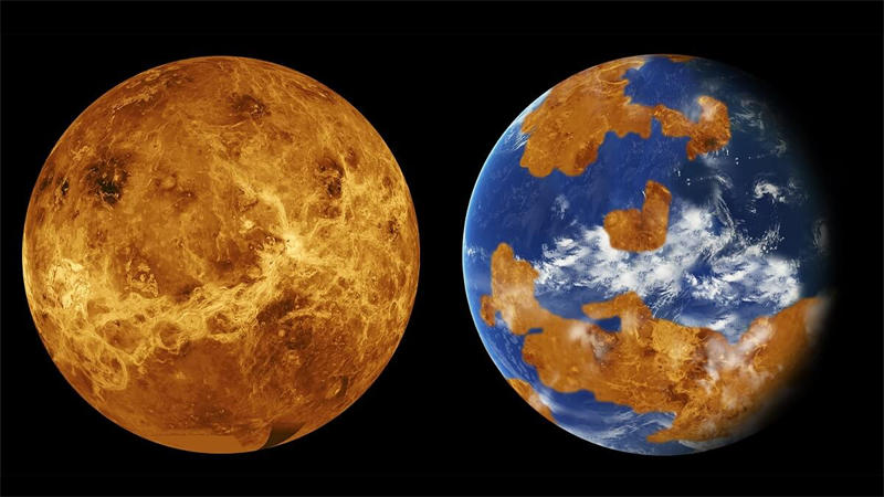 金星的过去可能拥有一个全球性的海洋