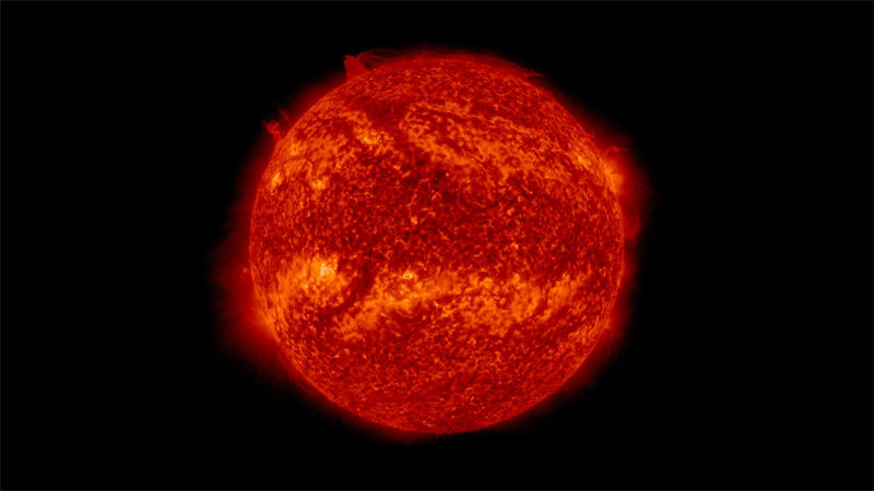 红矮星得名自它的光谱颜色：深红色