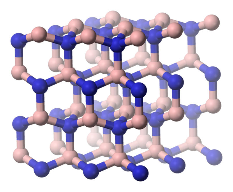 纤维锌矿型氮化硼分子结构图
