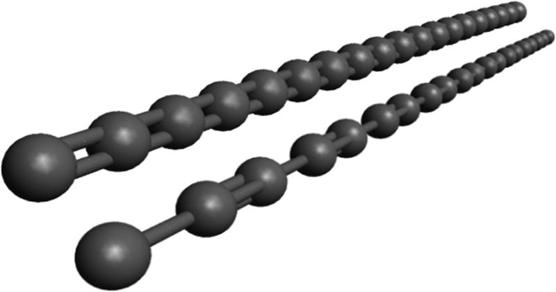 碳炔（Carbyne）分子结构图