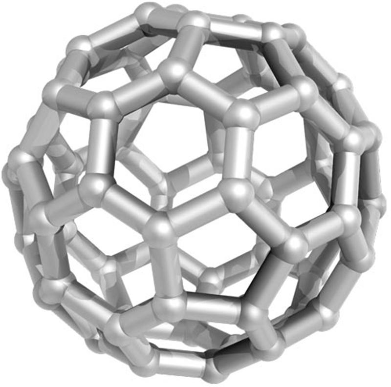超硬富勒体分子结构图