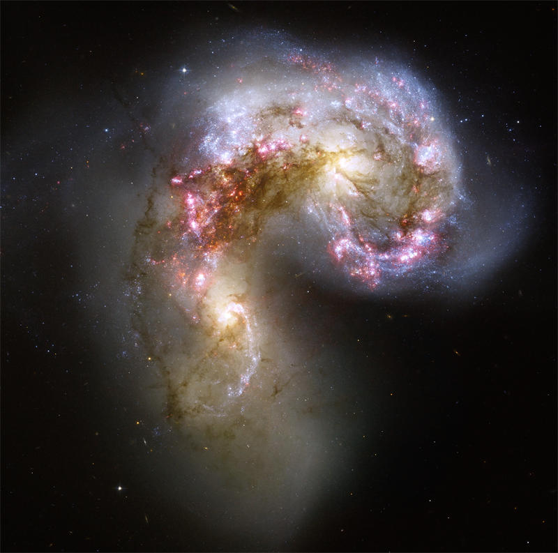 星系合并会短暂形成星爆星系
