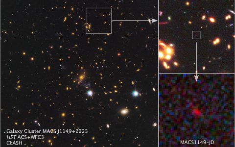 MACS1149-JD1：距离地球最遥远最古老的星系之一